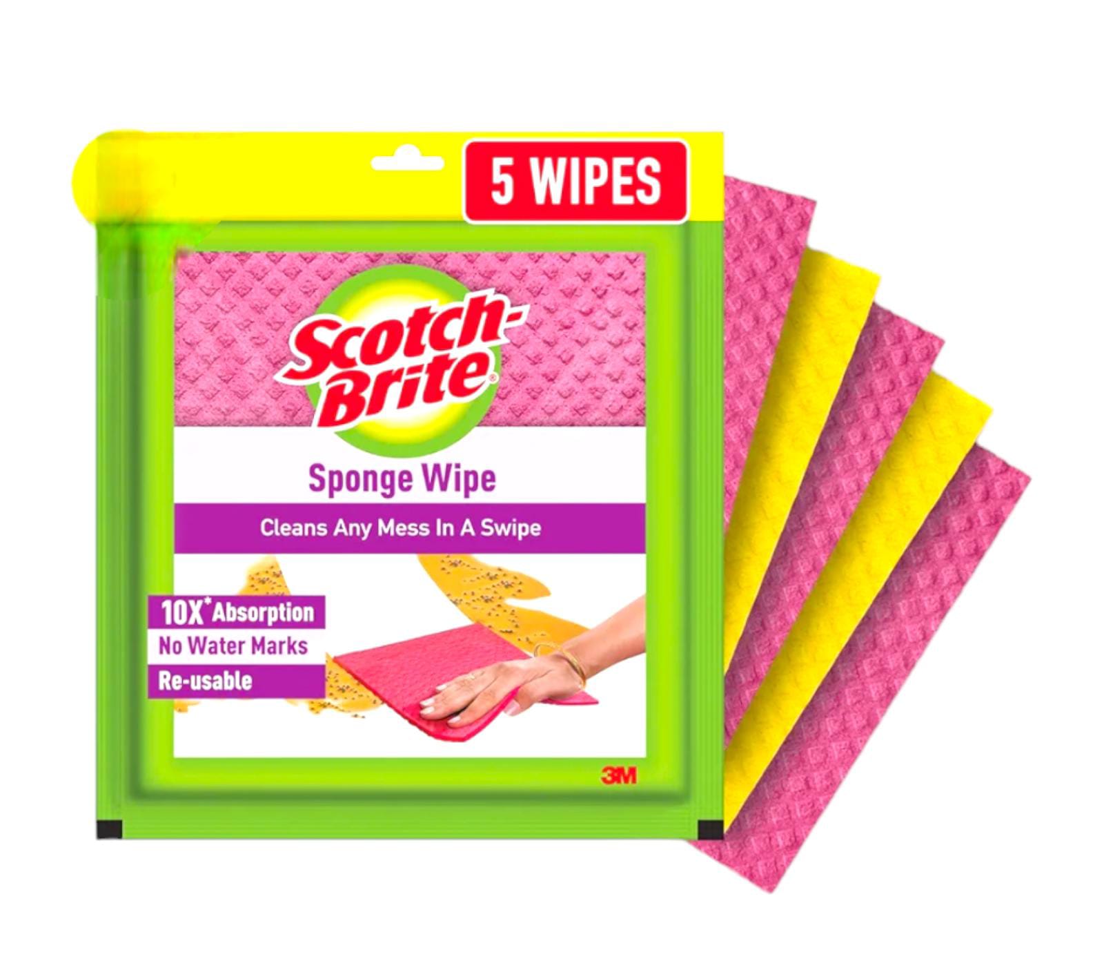 Wipe Resusable Kitchen Cleaning Pack of Five 